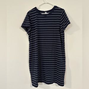 Old Navy Striped Shirt Dress XL